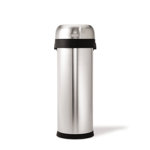Simplehuman 50L/13.2 Gallon Slim Open Top Trash Can, Commercial Grade